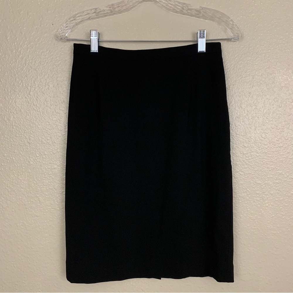 Limited America Black Wool Blend Pencil Skirt Size 6 - Picture 2 of 7